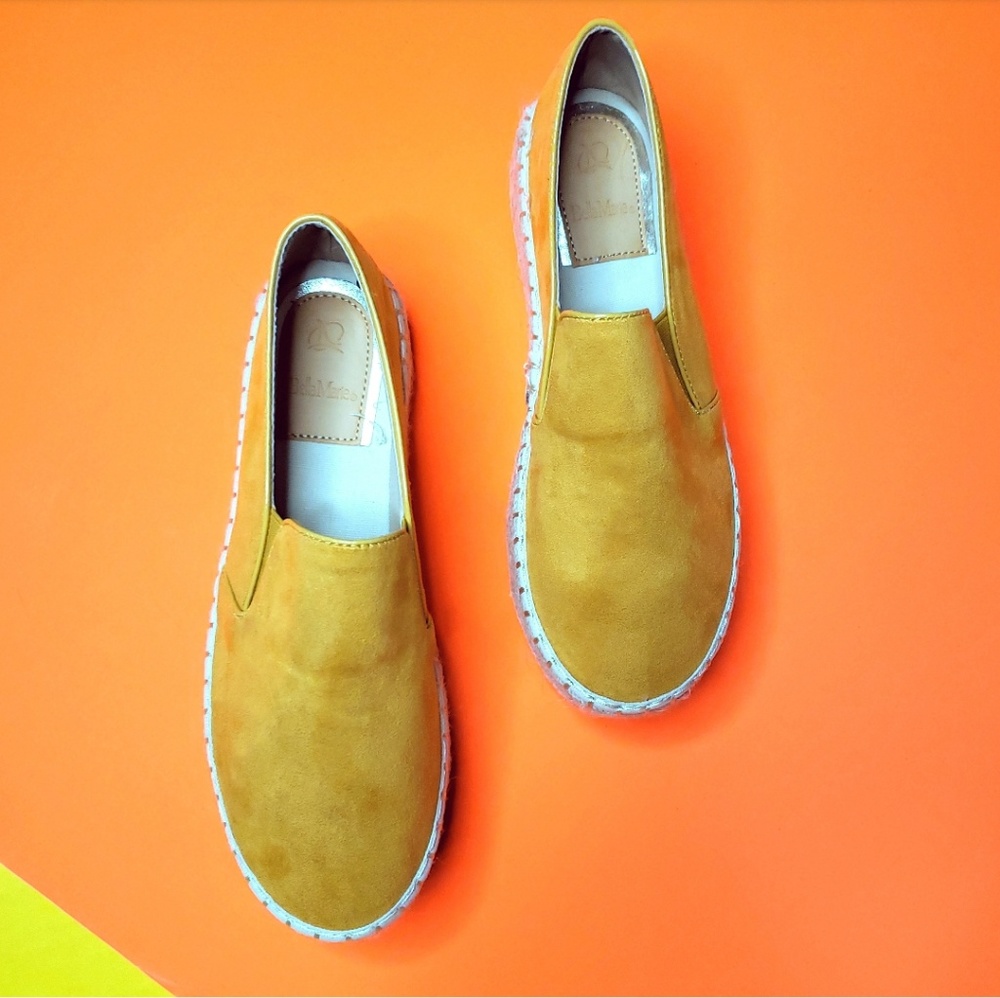 🚨LAST PAIR//The Lauren//yellow espadrille sneaker - Picture 3 of 5